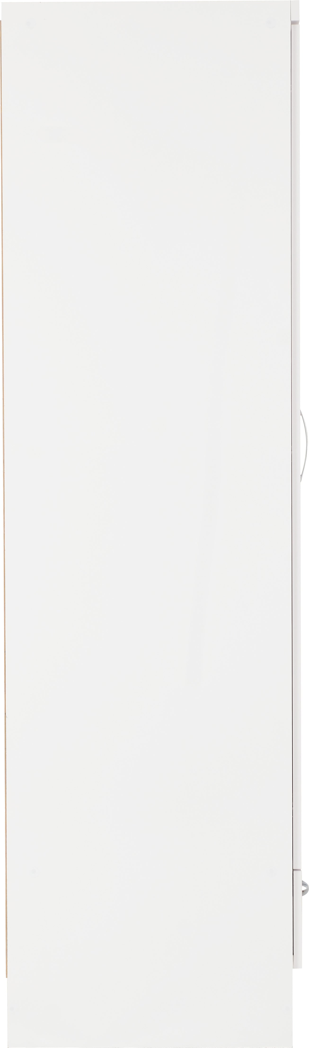 Nevada Mirrored 2 Door Wardrobe - White Gloss