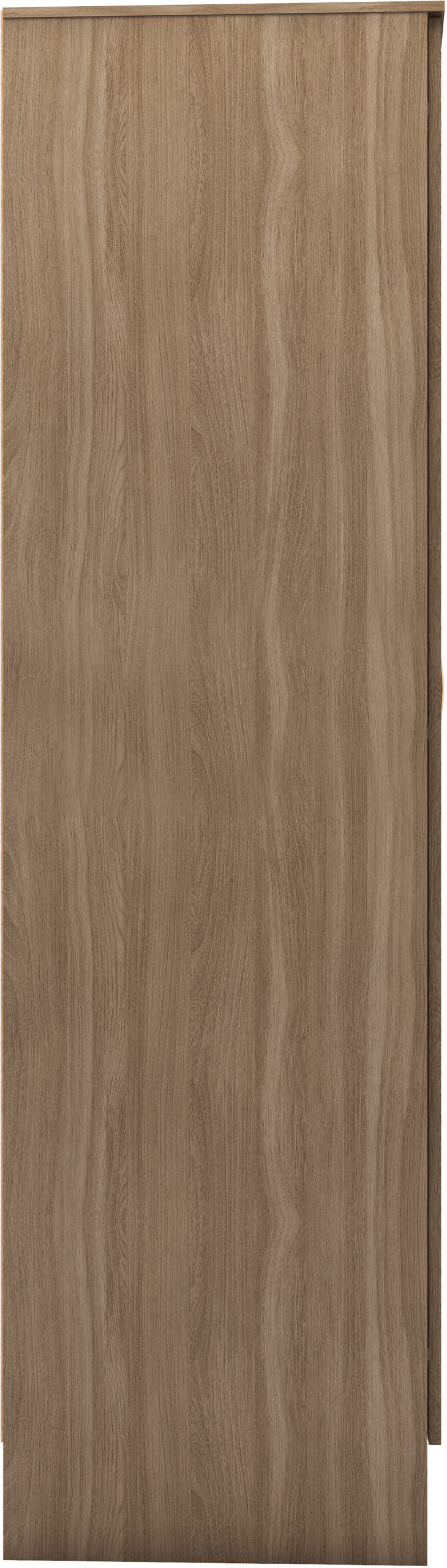 Nevada Vanity 1 Door Wardrobe - Rustic Oak Effect