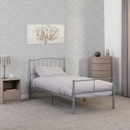 Newton 3' Bed - Silver