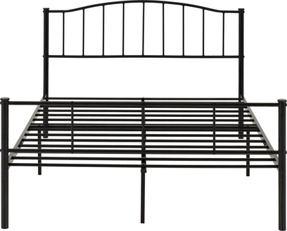 Newton 4'6" Bed - Black