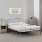 Newton 4'6" Bed - Silver