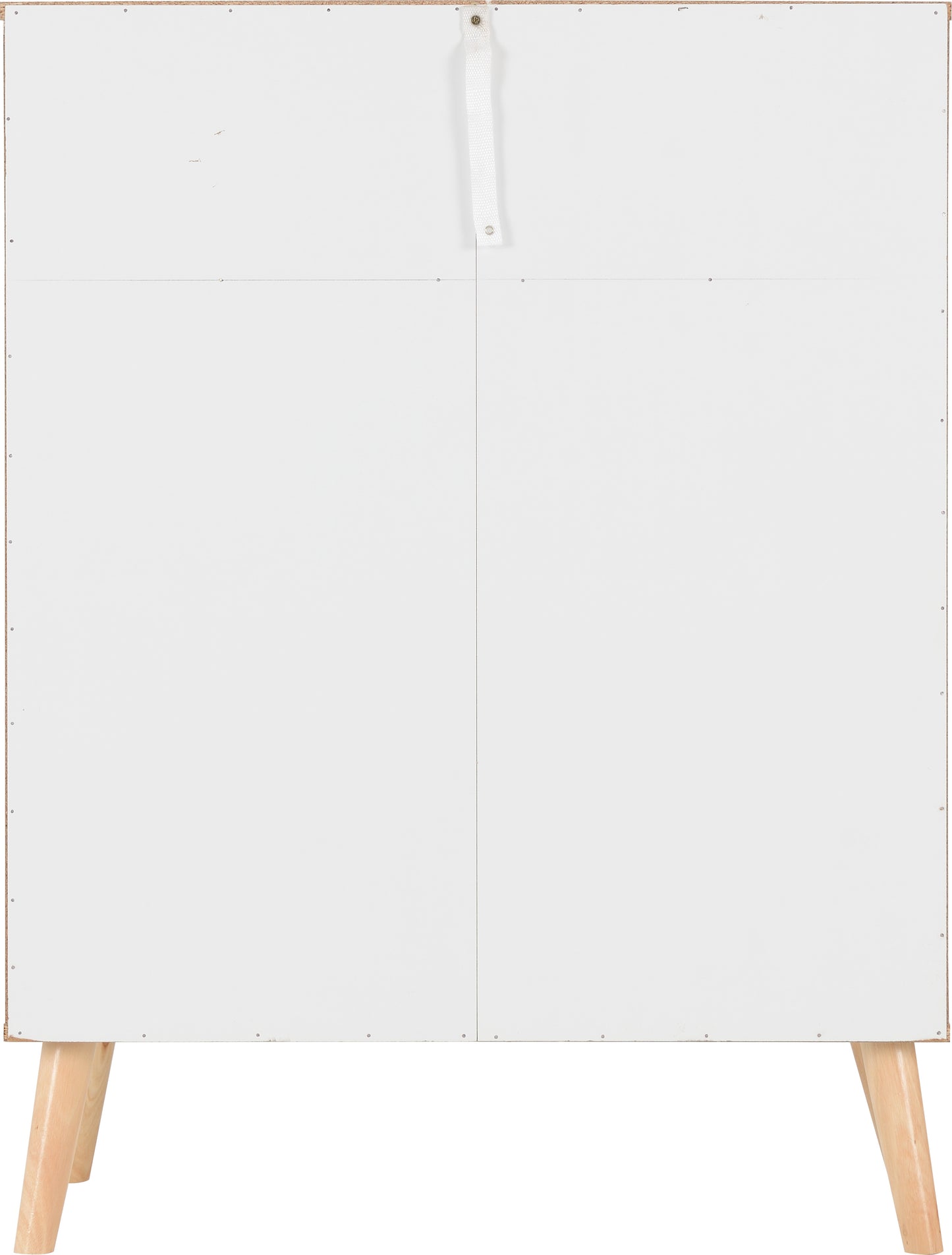 Nordic 3+2 Drawer Chest - White/Distressed Effect