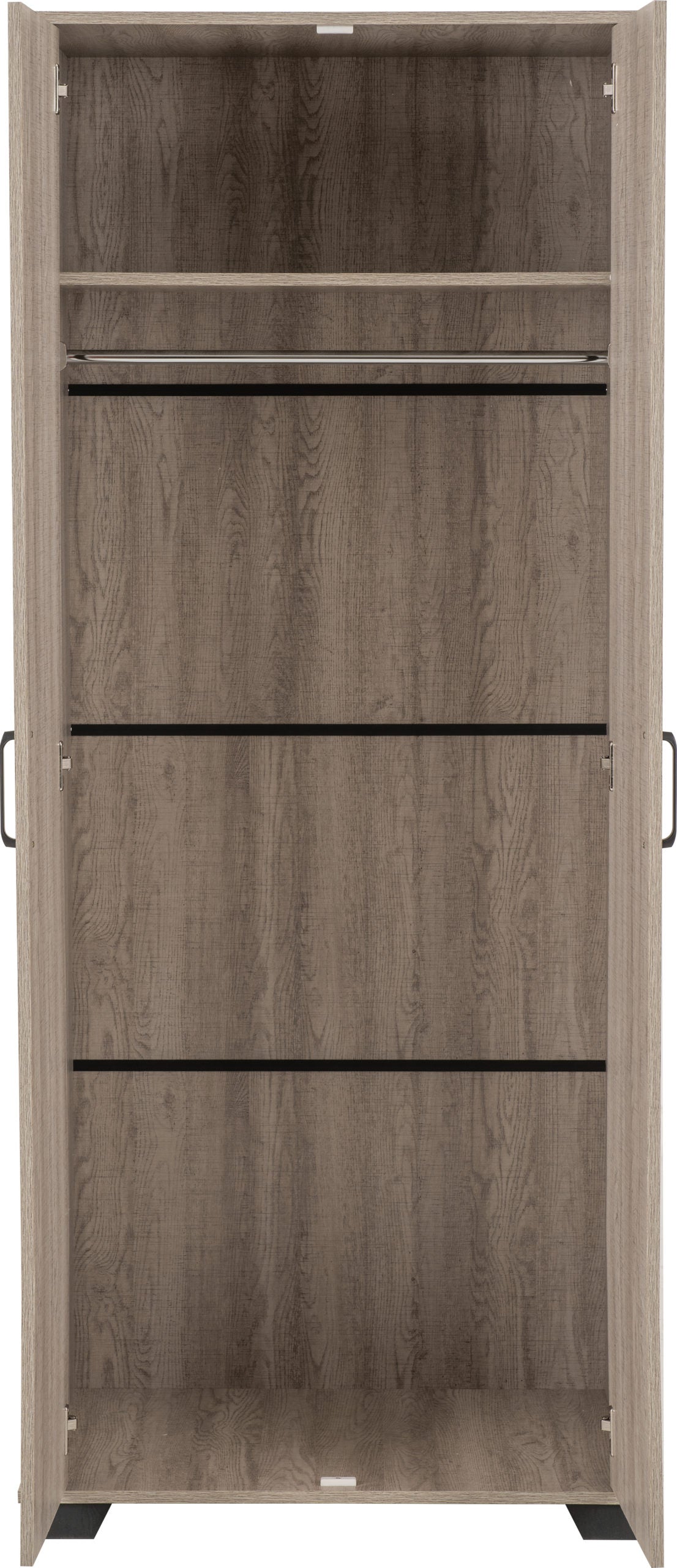Oliver 2 Door Wardrobe Bedroom Set - Light Oak Effect