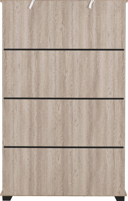 Oliver 3 Door Wardrobe - Light Oak Effect