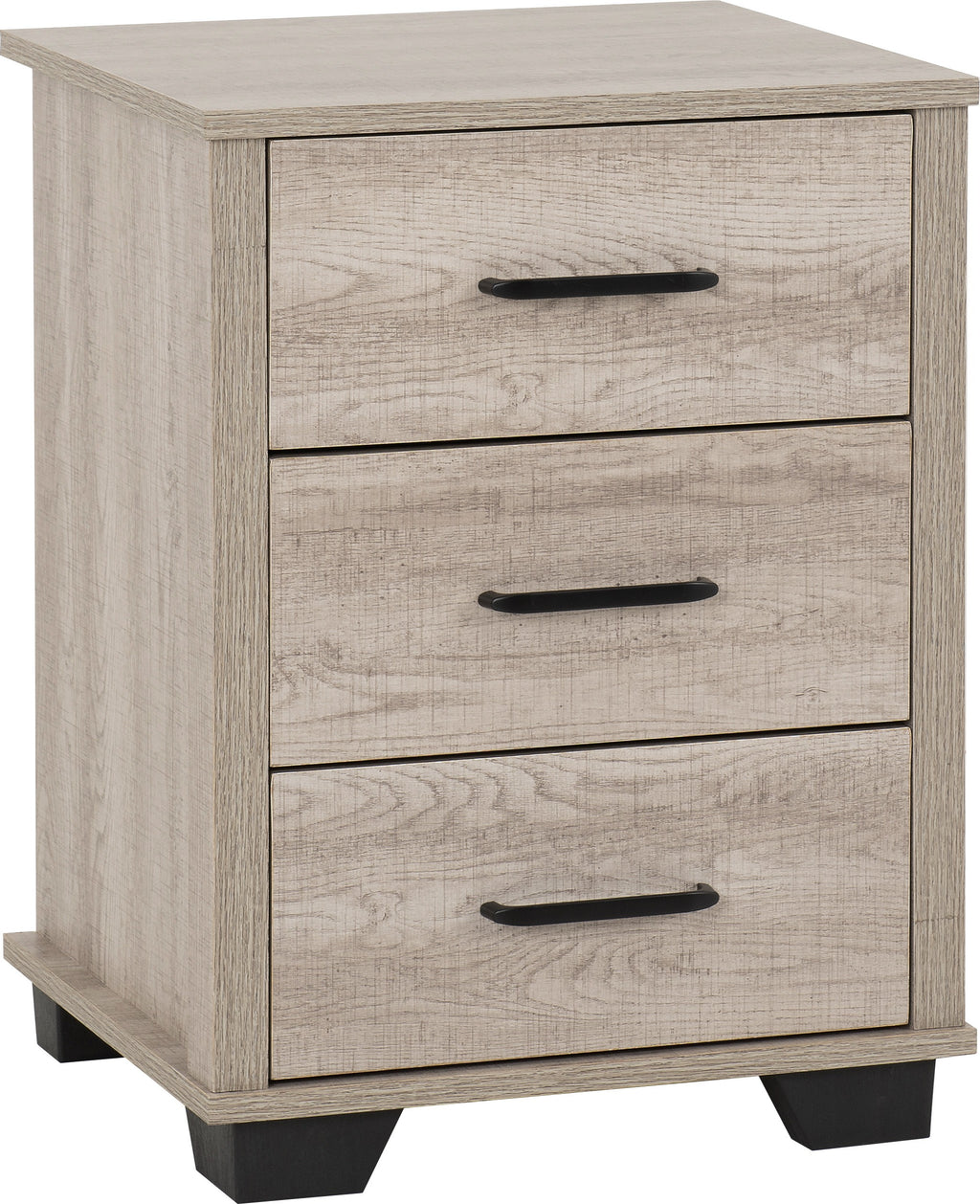 Oliver 4 Door Wardrobe Bedroom Set - Light Oak Effect