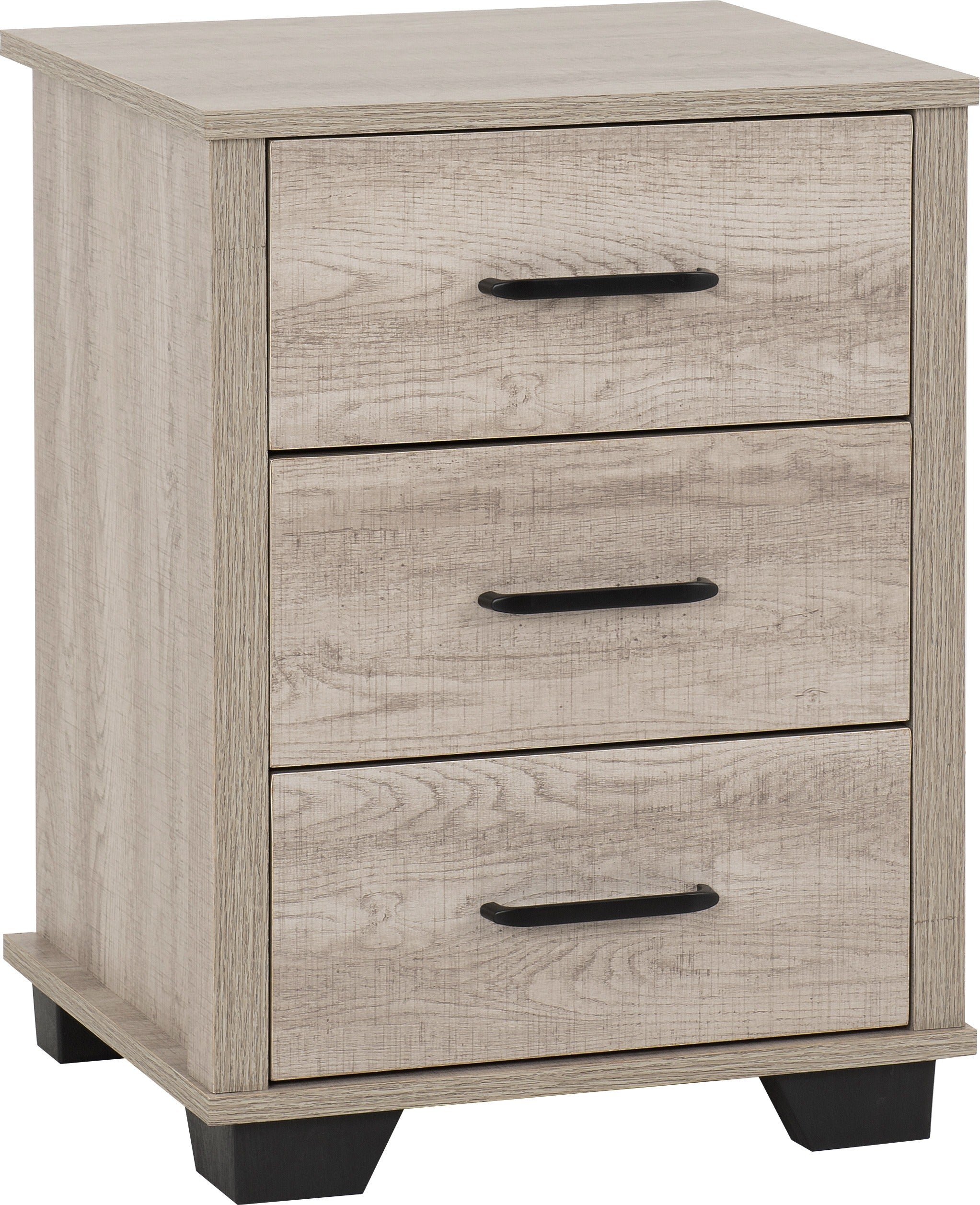 Oliver 4 Door Wardrobe Bedroom Set - Light Oak Effect