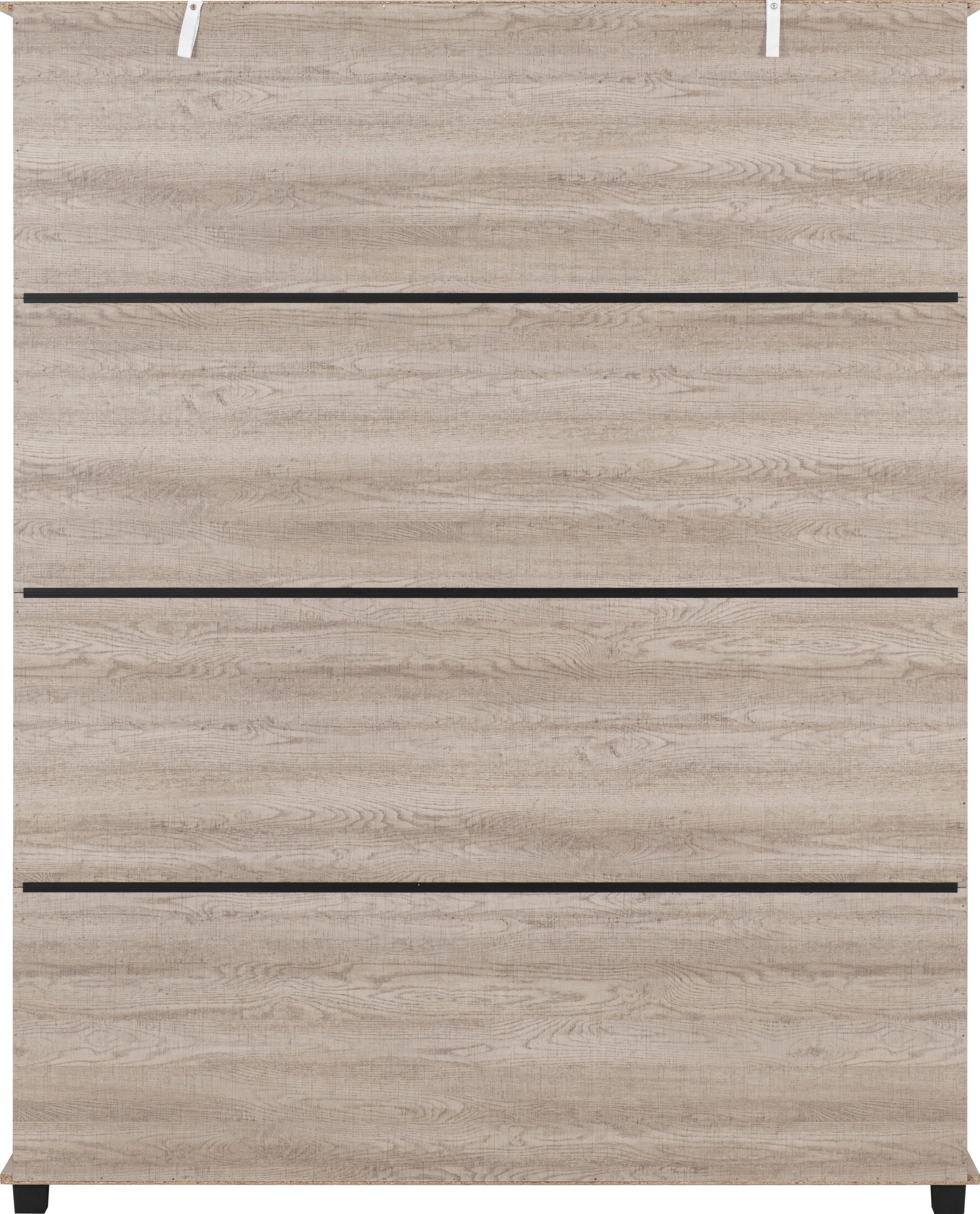 Oliver 4 Door Wardrobe - Light Oak Effect