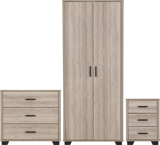 Oliver Trio Set - Light Oak Effect