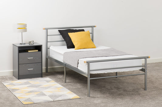 Orion 3' Bed - Silver