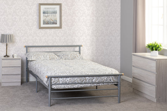 Orion 4' Bed - Silver