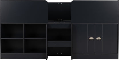 Orlando Low Sleeper Bed - Dark Grey