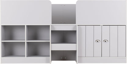 Orlando Low Sleeper Bed - Dove Grey