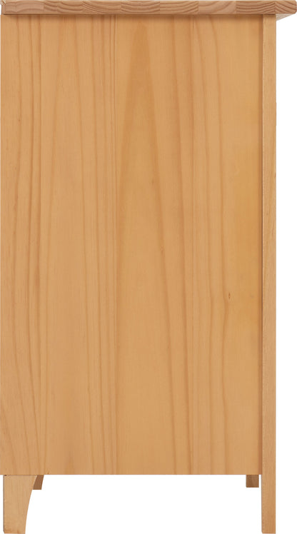 Oslo 3 Drawer Bedside - Antique Pine