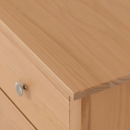 Oslo 3 Drawer Bedside - Antique Pine