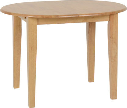Oxford Extending Dining Set (X4 Chairs) - Natural Oak/Mink Microsuede