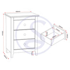 Oslo Trio Set - Antique Pine