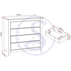 Oslo Trio Set - Antique Pine