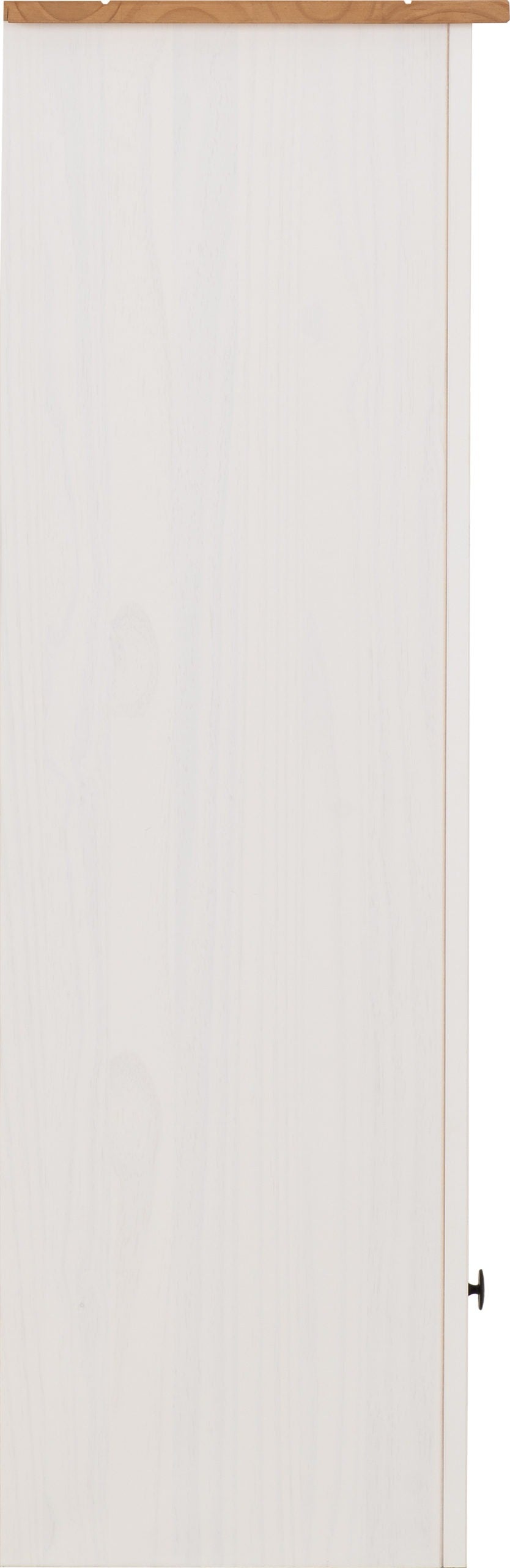 Panama 1 Drawer Bookcase - White/Natural Wax