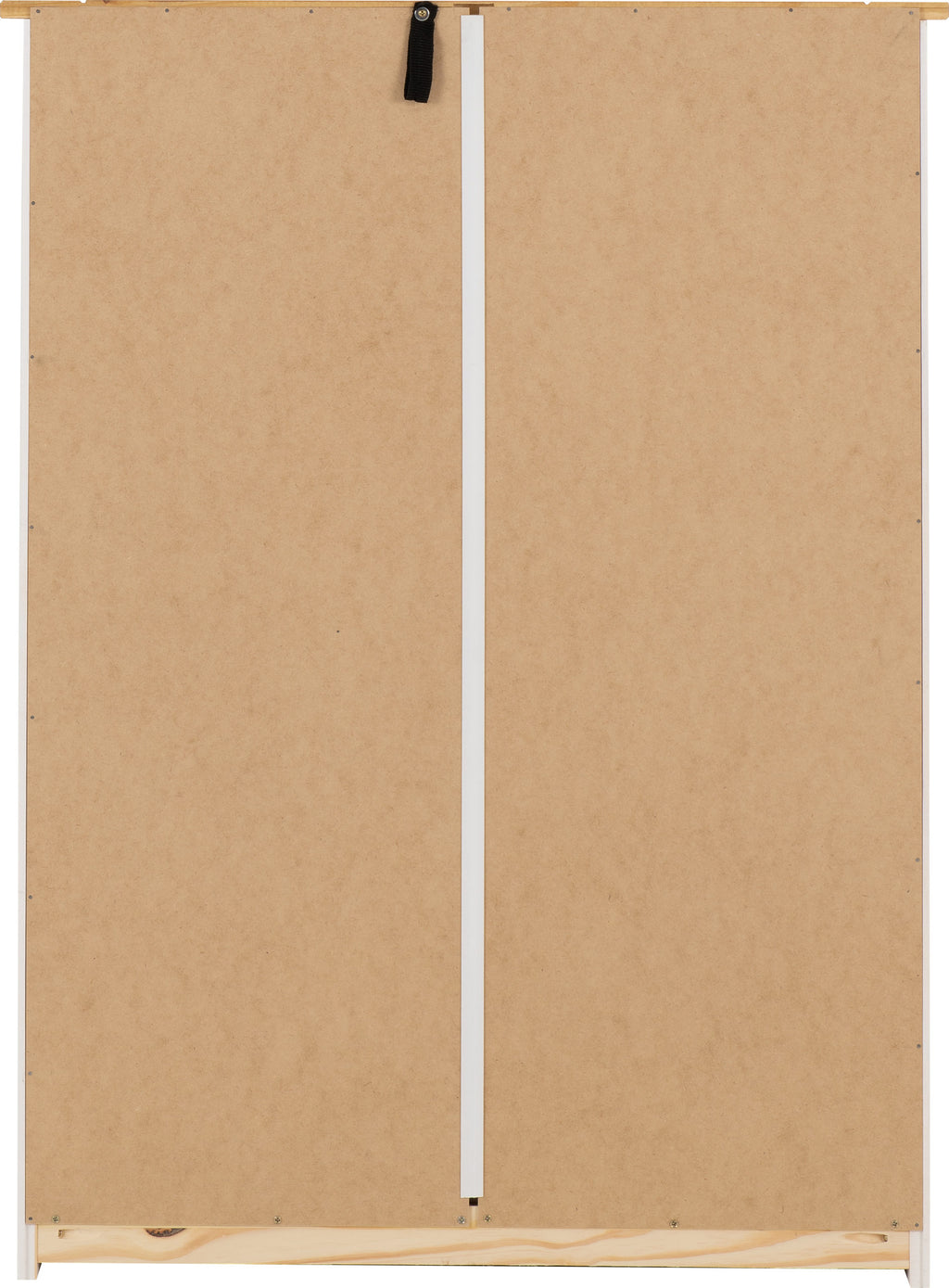 Panama 1 Drawer Bookcase - White/Natural Wax