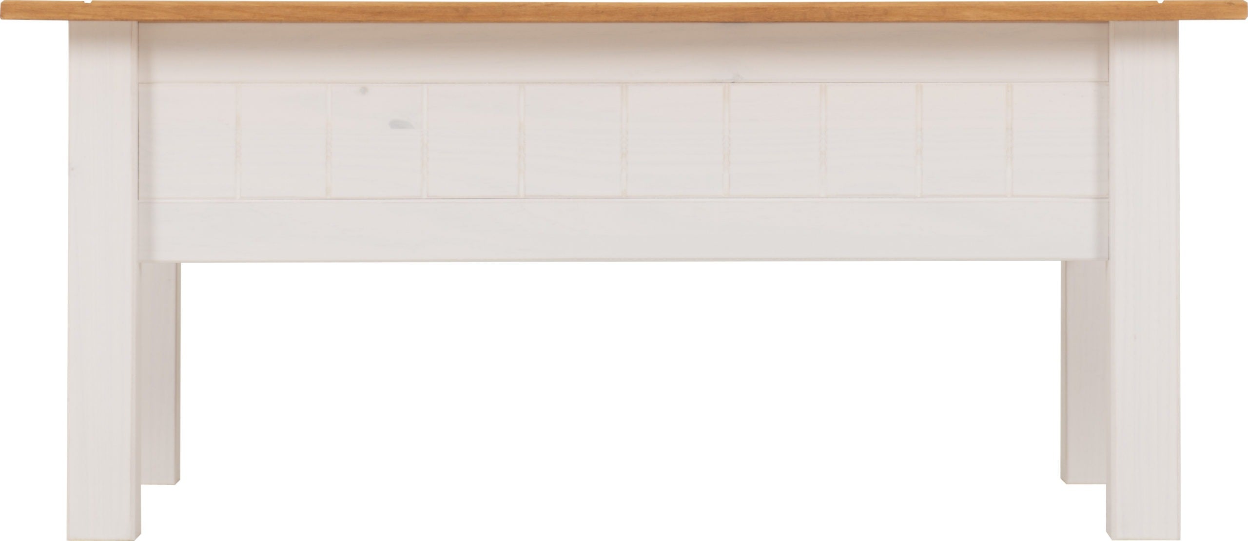 Panama 1 Drawer Coffee Table - White/Natural Wax