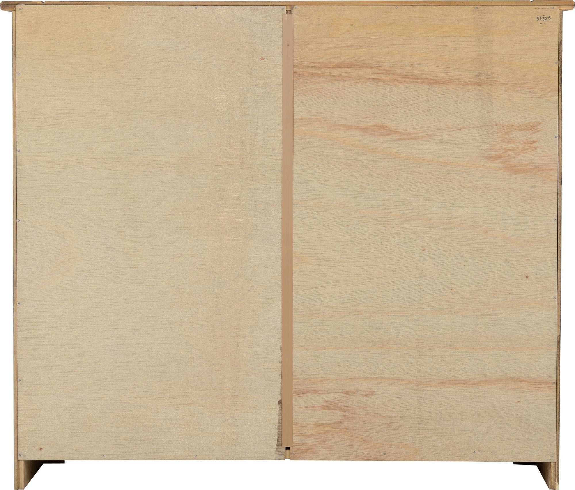 Panama 2 Door 2 Drawer Sideboard - Natural Wax