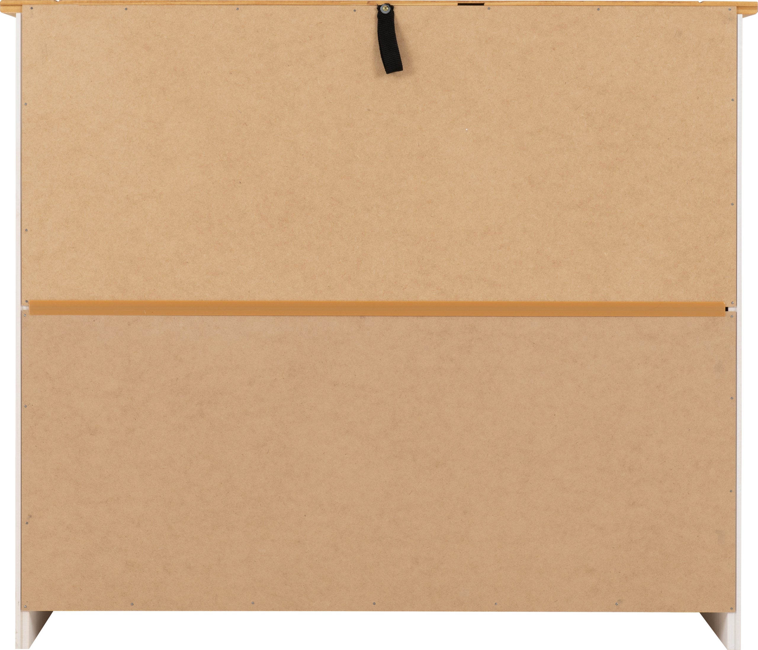 Panama 2 Door 2 Drawer Sideboard - White/Natural Wax