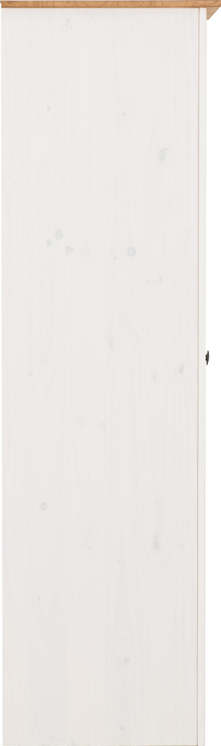 Panama 2 Door Wardrobe - White/Natural Wax