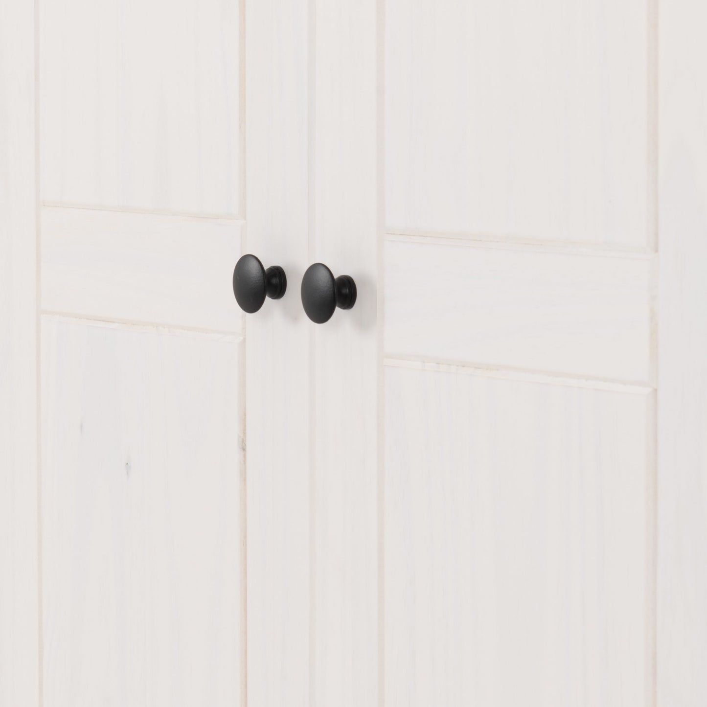 Panama 2 Door Wardrobe - White/Natural Wax