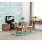 Panama Flat Screen Tv Unit - Natural Wax