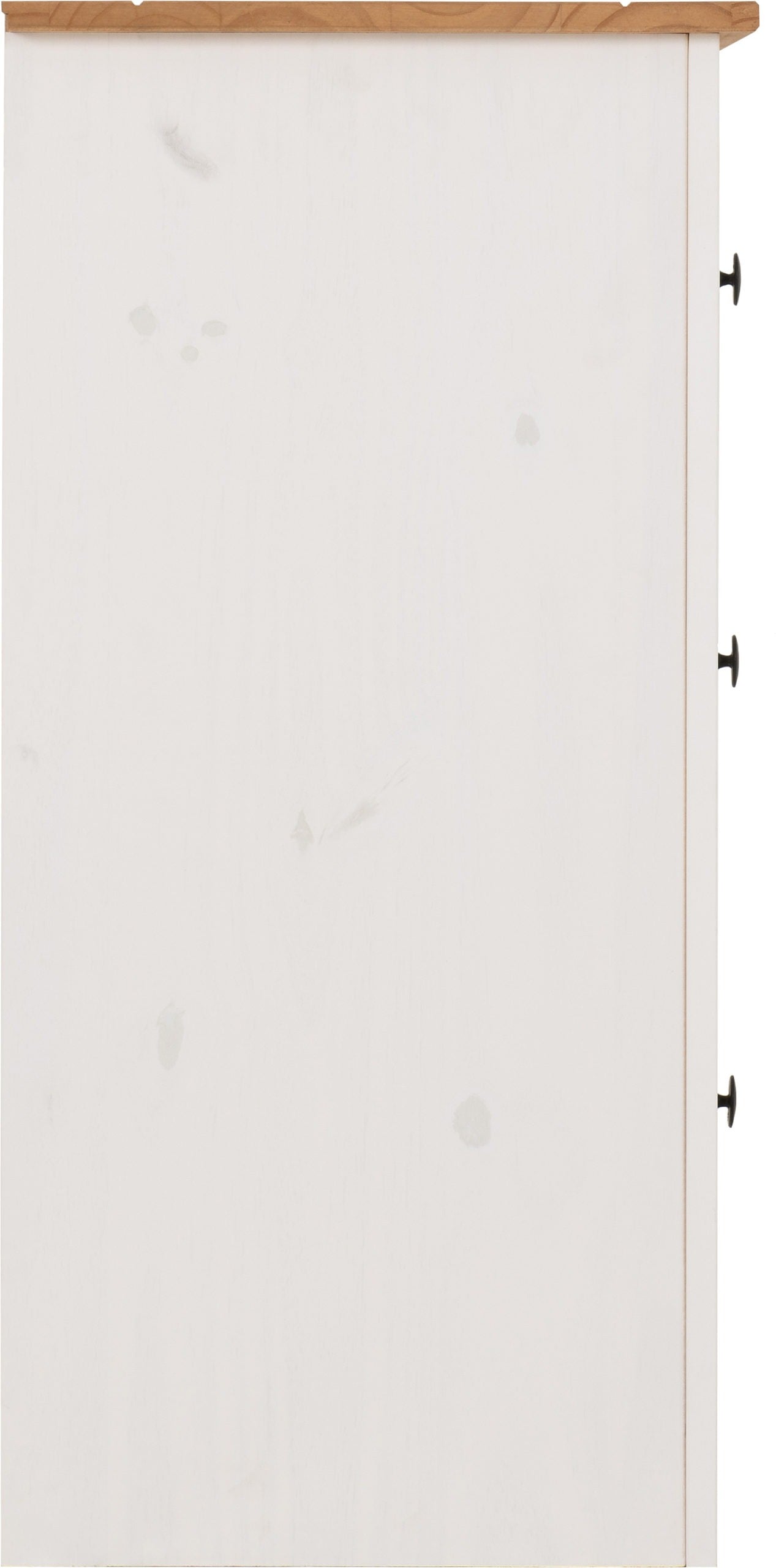 Panama 2+2 Drawer Chest - White/Natural Wax