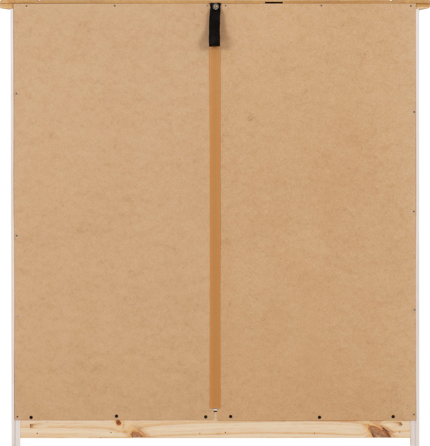 Panama 2+2 Drawer Chest - White/Natural Wax