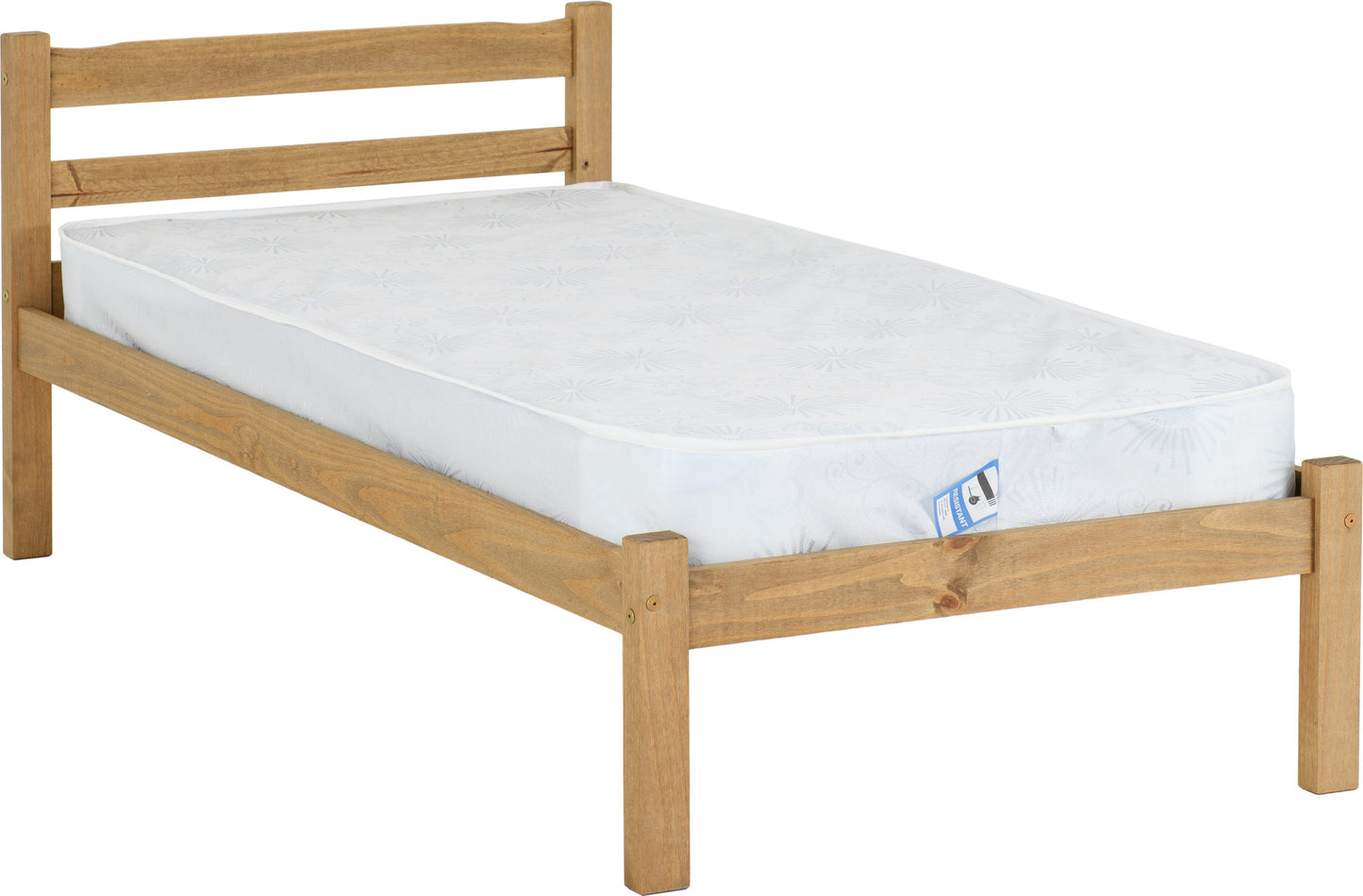 Panama 3' Bed - Natural Wax