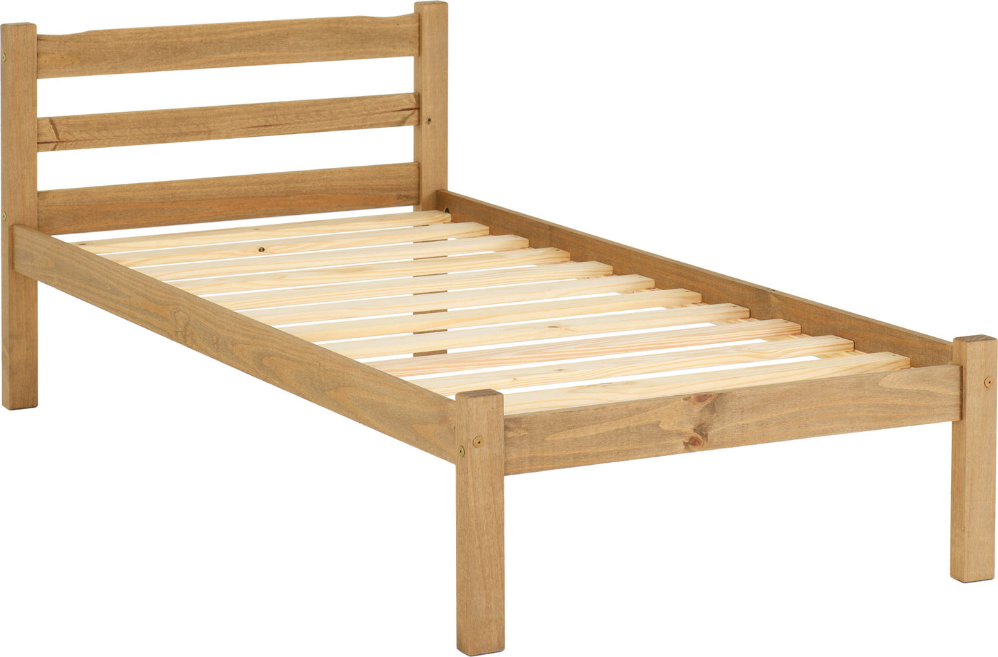 Panama 3' Bed - Natural Wax
