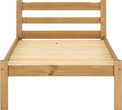 Panama 3' Bed - Natural Wax