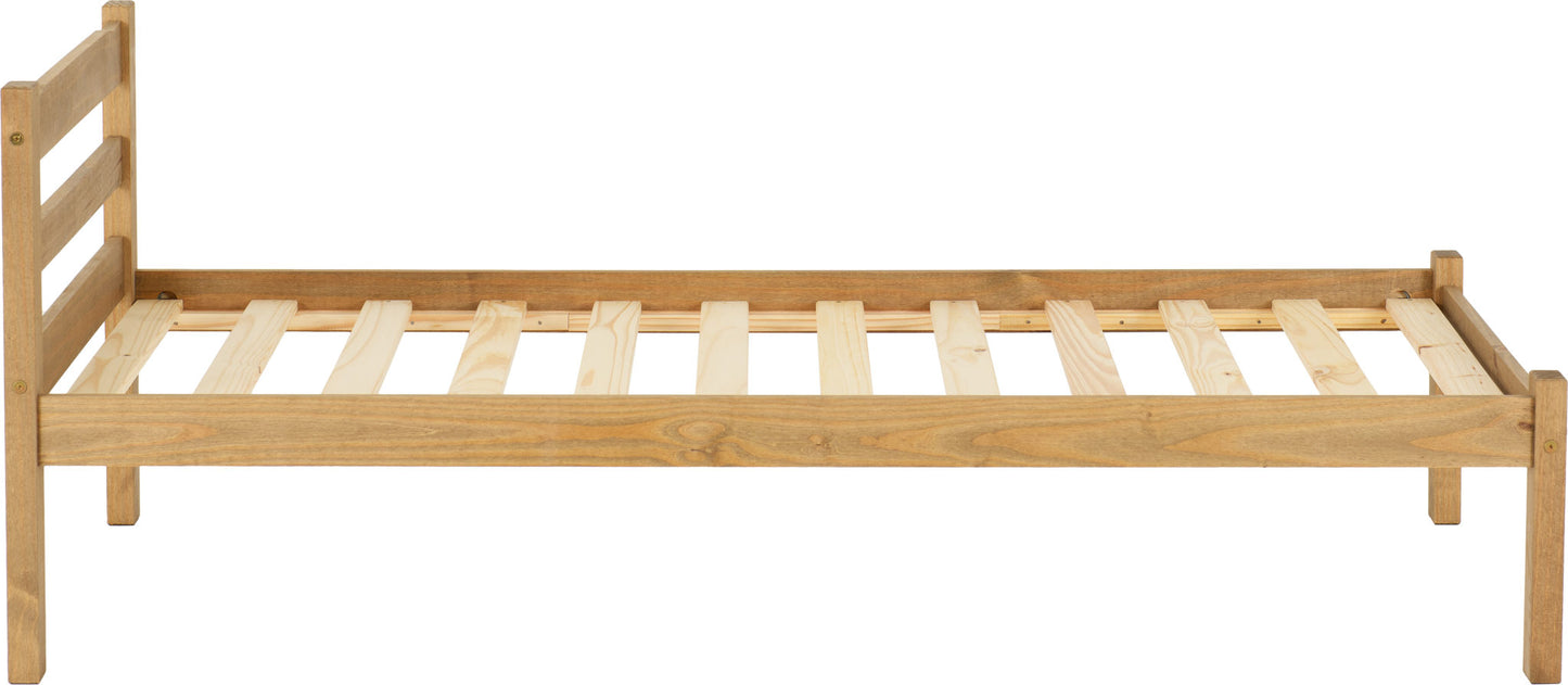 Panama 3' Bed - Natural Wax