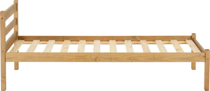 Panama 3' Bed - Natural Wax