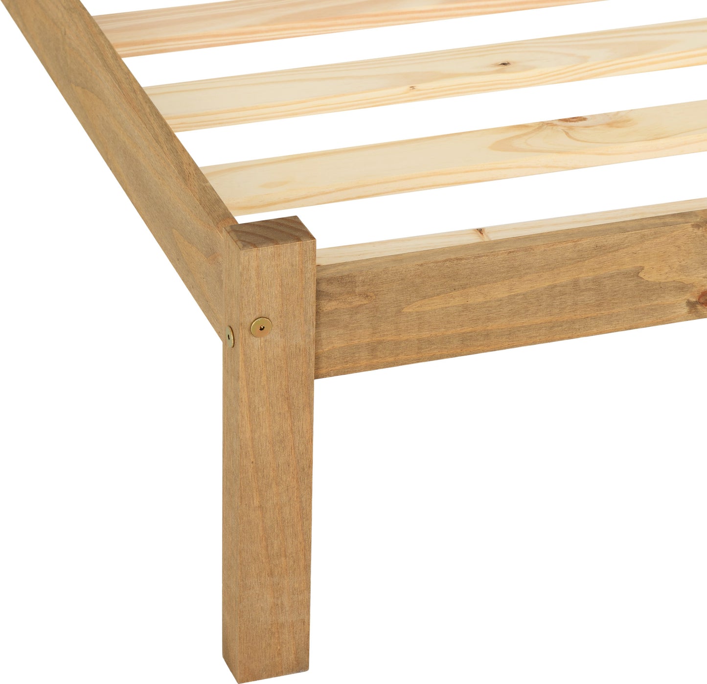 Panama 3' Bed - Natural Wax