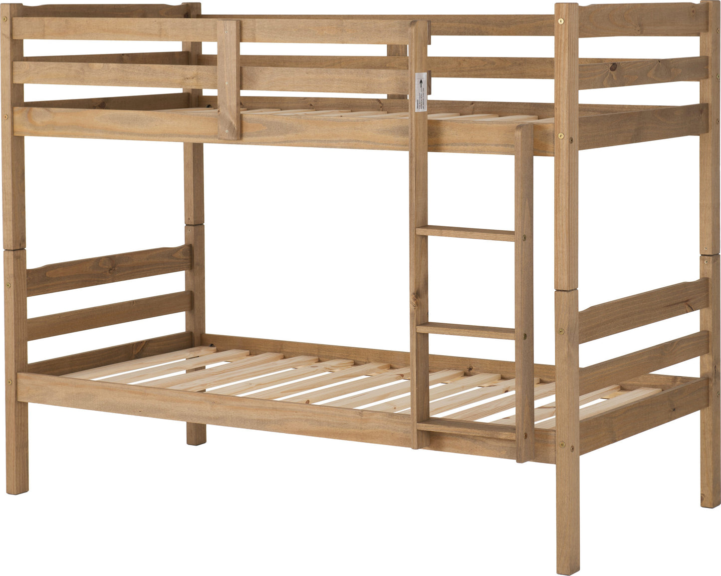 Panama 3' Bunk Bed - Natural Wax