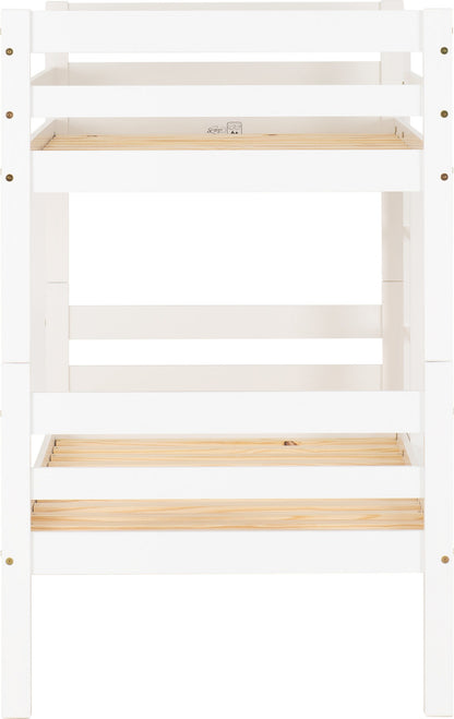 Panama 3' Bunk Bed - White