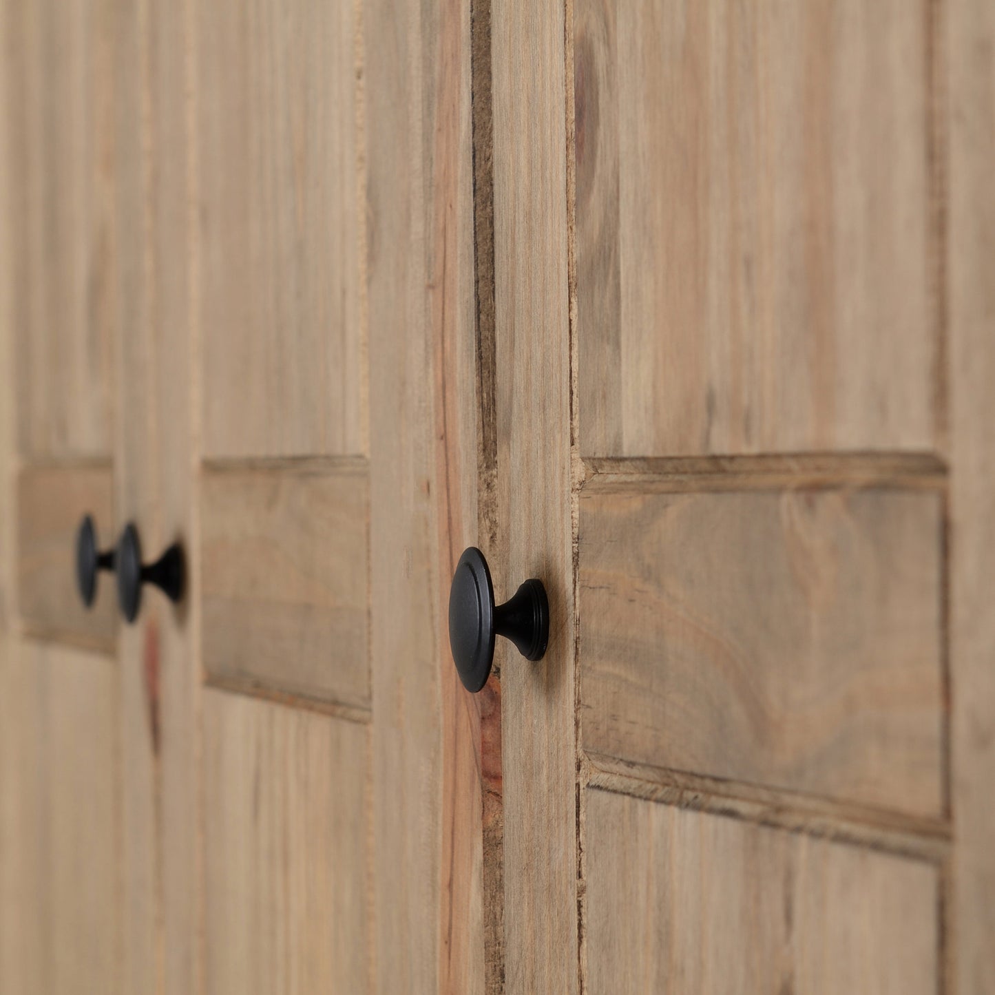 Panama 3 Door Wardrobe - Natural Wax