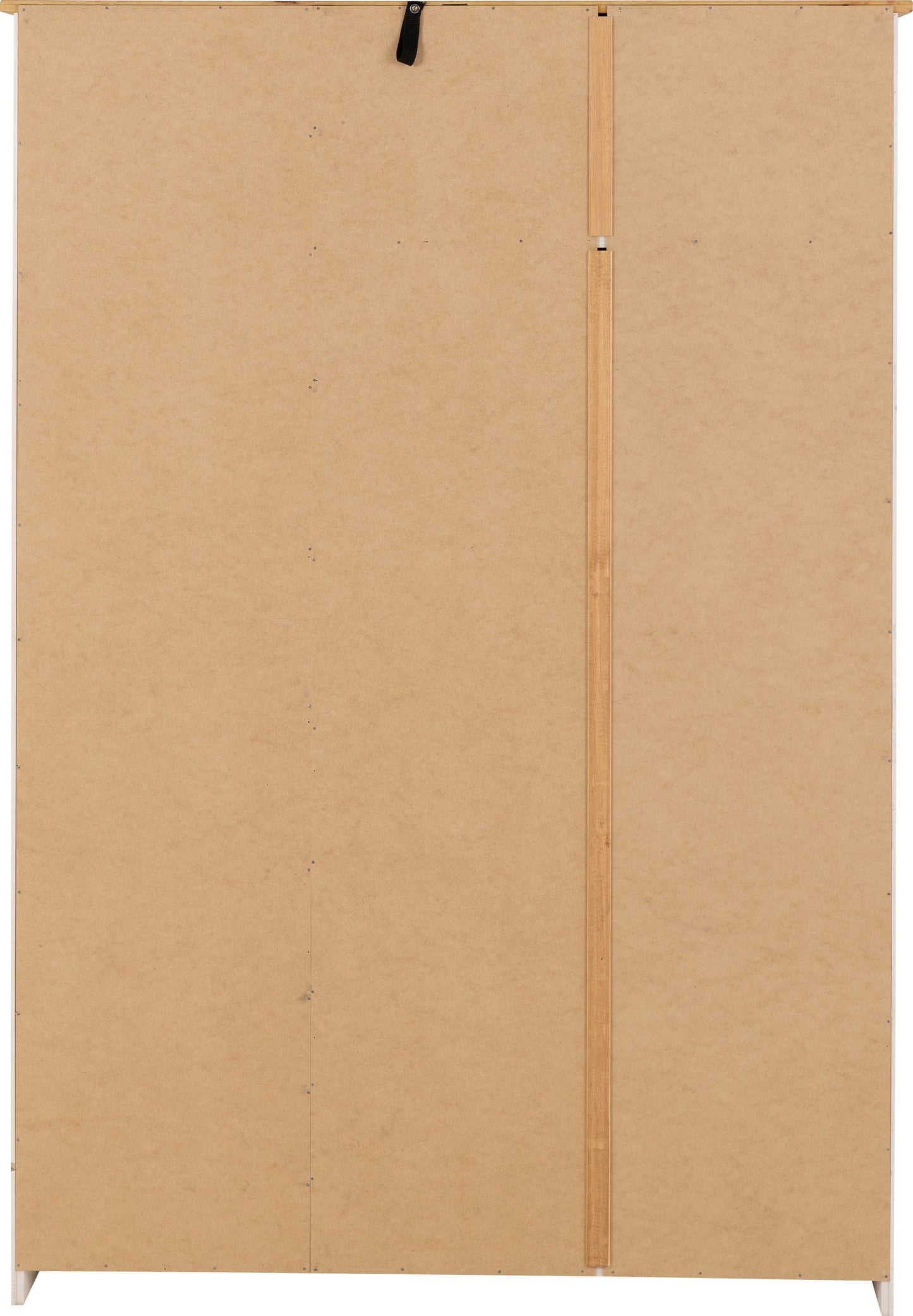 Panama 3 Door Wardrobe - White/Natural Wax