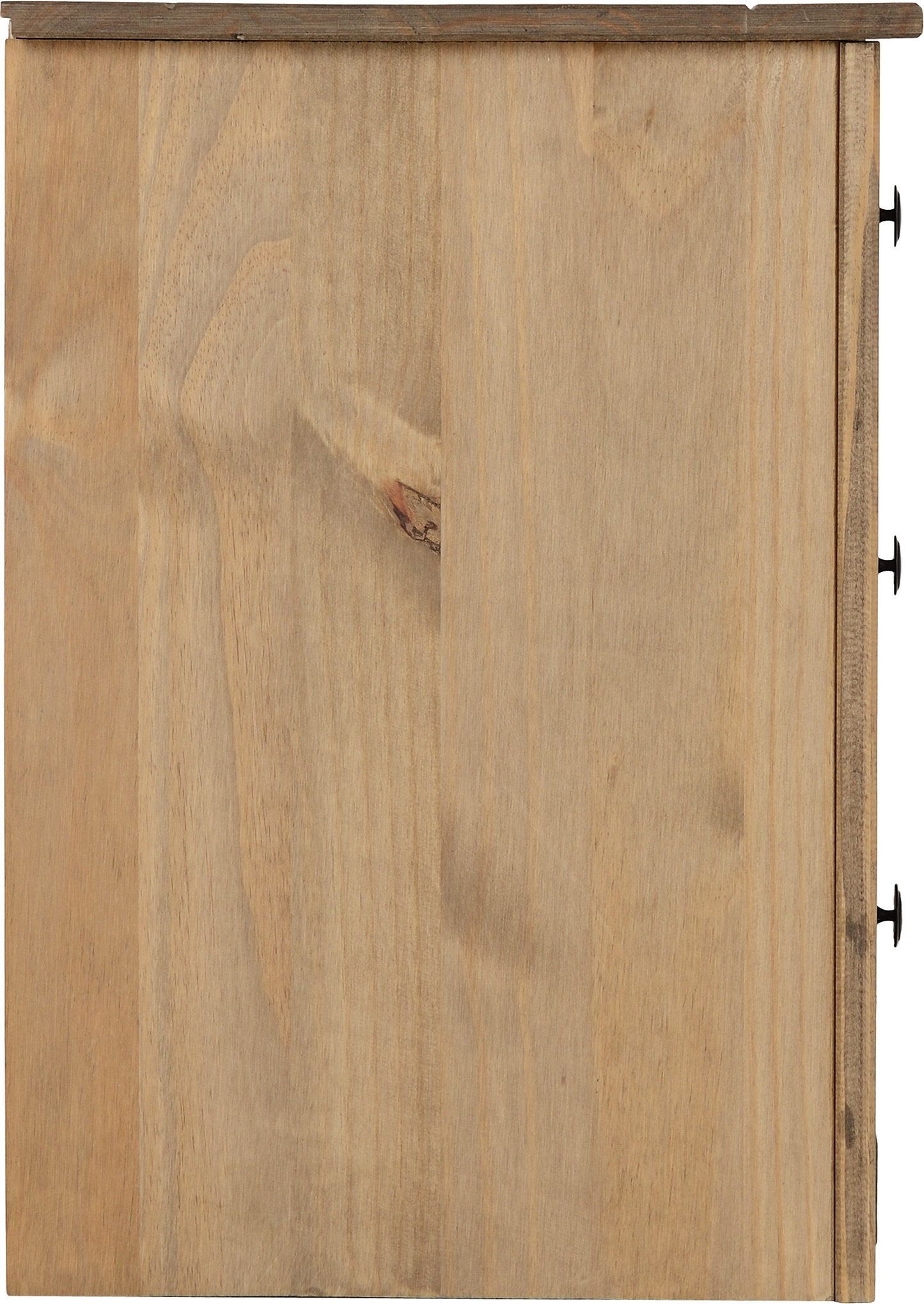 Panama 3 Drawer Bedside - Natural Wax