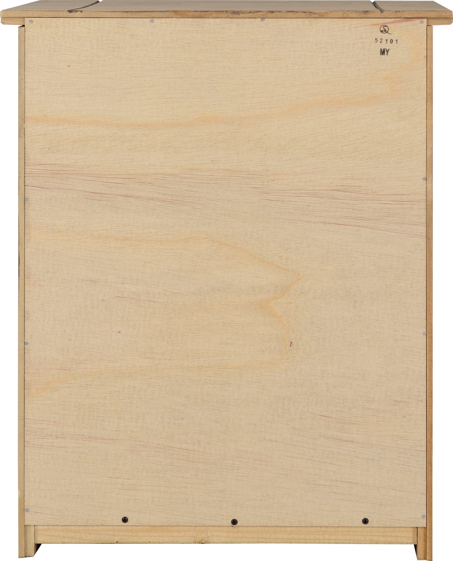 Panama 3 Drawer Bedside - Natural Wax