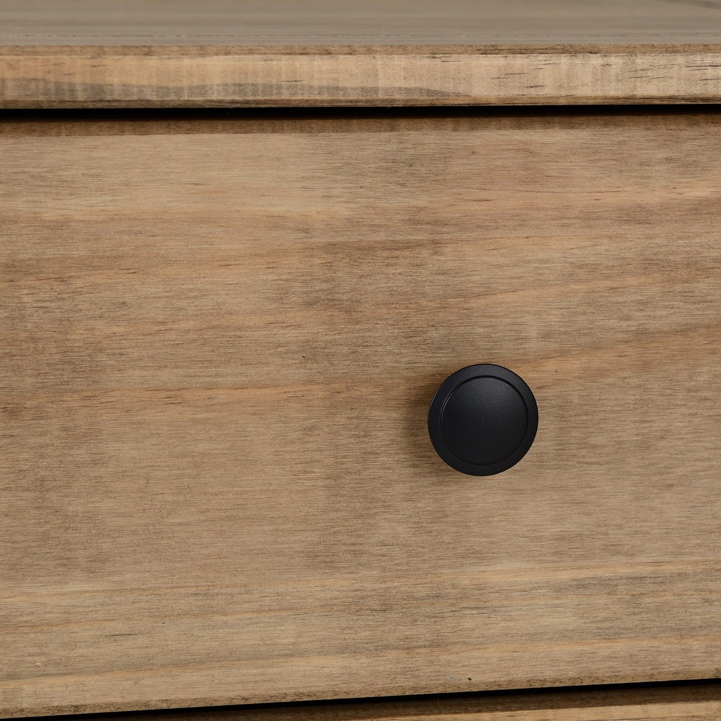 Panama 3 Drawer Bedside - Natural Wax