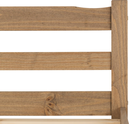 Panama 4'6" Bed - Natural Wax