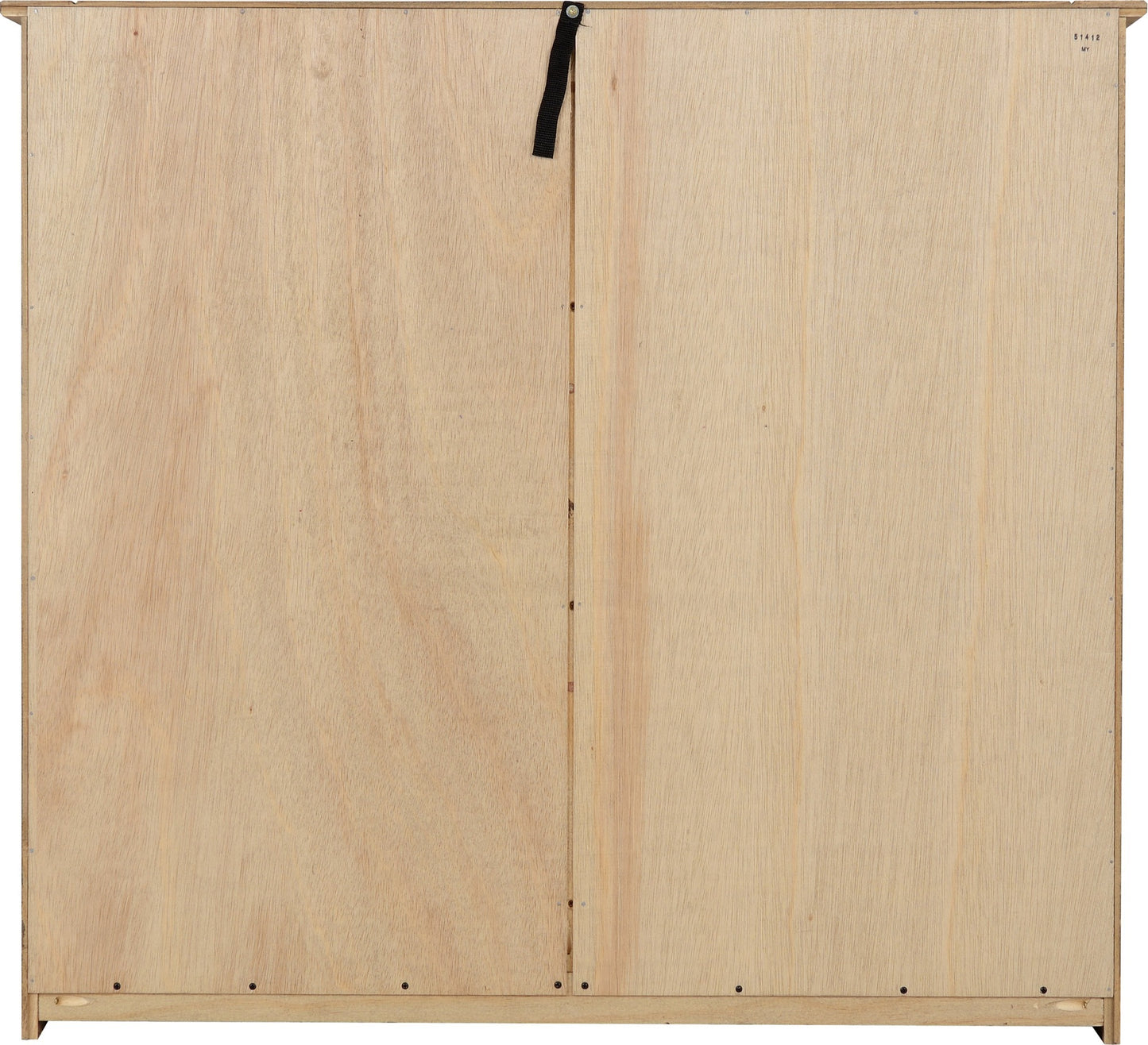 Panama 6 Drawer Chest - Natural Wax