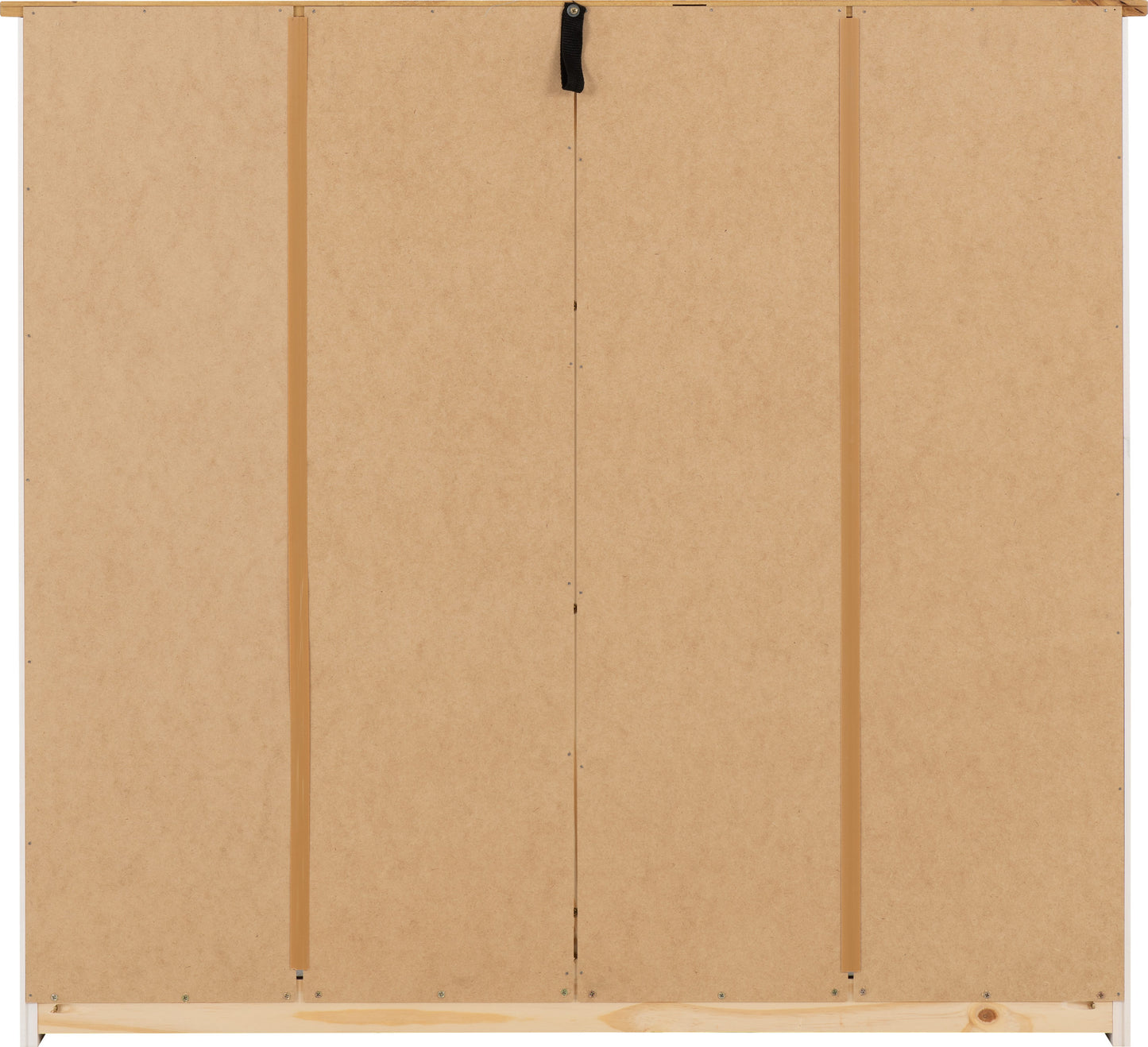 Panama 6 Drawer Chest - White/Natural Wax