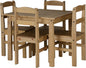 Panama Dining Set - Natural Wax