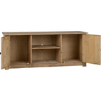 Panama Flat Screen Tv Unit - Natural Wax