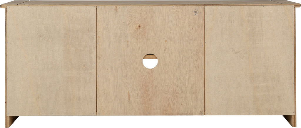 Panama Flat Screen Tv Unit - Natural Wax